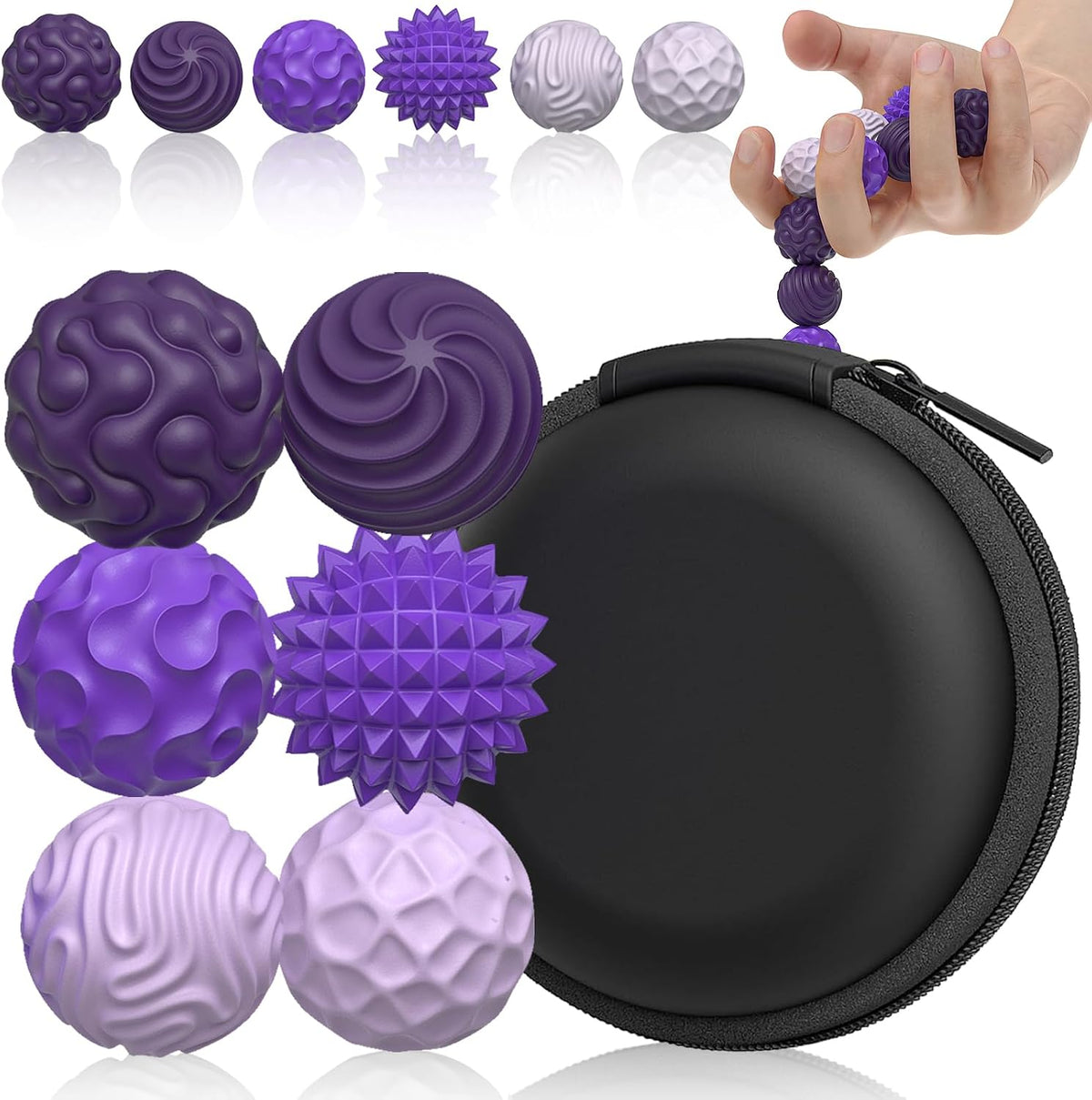 Bolas Magnéticas de Silicona, Juguetes para Personas Inquietas para...