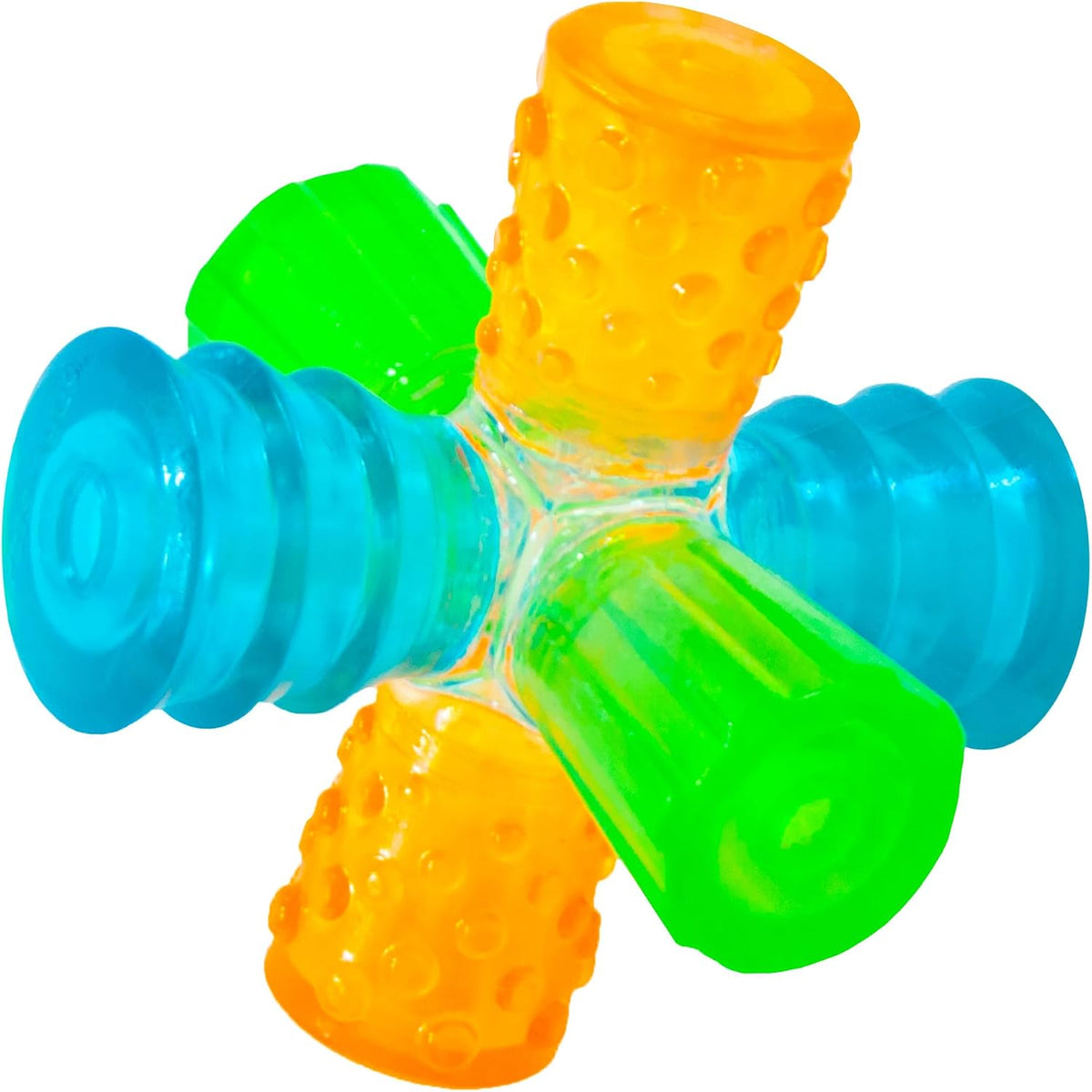 Outward Hound Triple Jack - Juguete interactivo para perro con múlt...