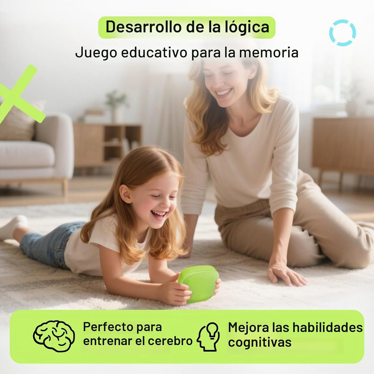 BearHonie Juego de Tic Tac Toe, juegos de viaje para niños con modo...