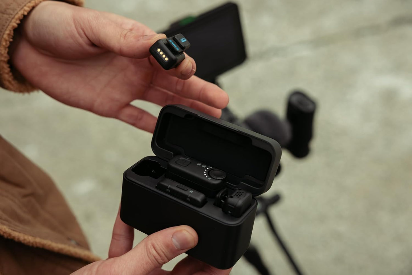 GoPro Kit completo de micrófono inalámbrico (2 TX, 2 RX, estuche de...