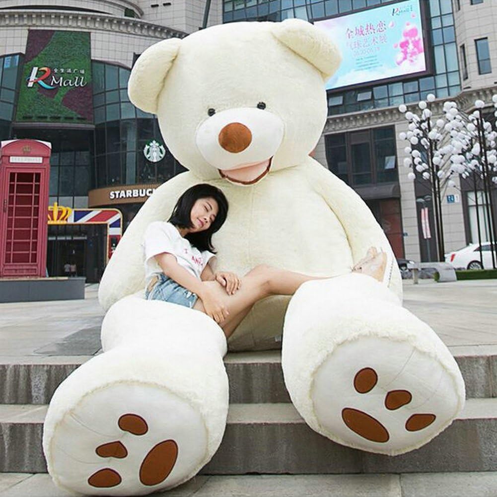 Funda exterior de oso de peluche súper gigante de 4.9 ft, diseño de...