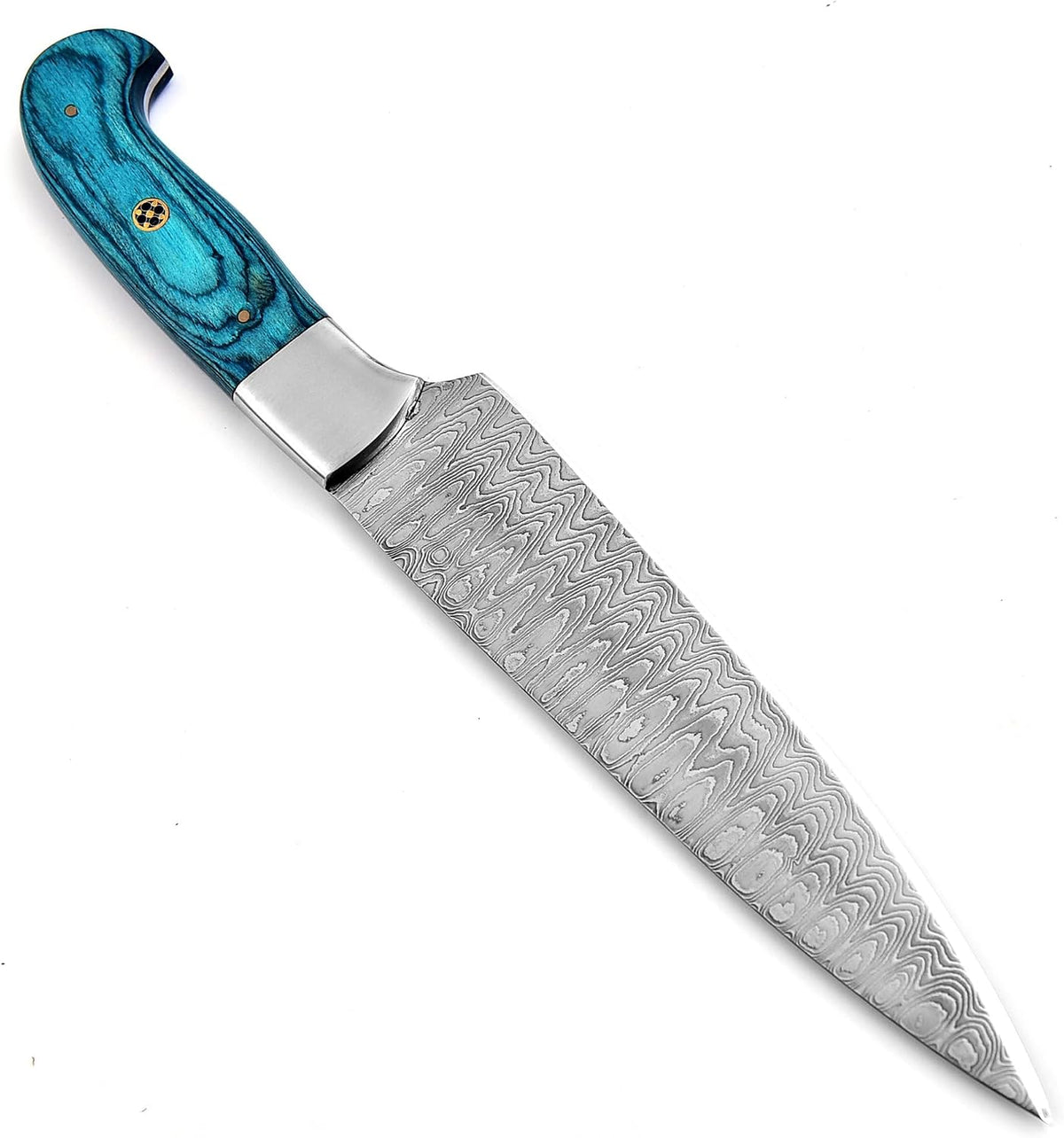 FYNCUT 101-1 Cuchillo de Cocina de Acero Inoxidable Damasco Forjado...