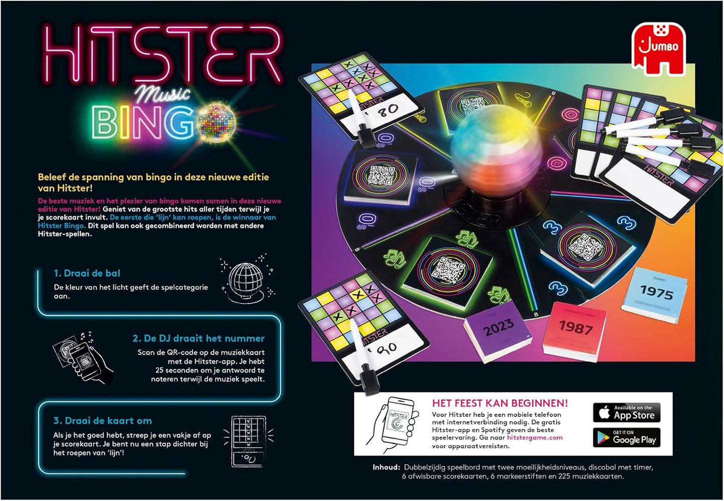 Jumbo Hitster Bingo - Juego de fiesta