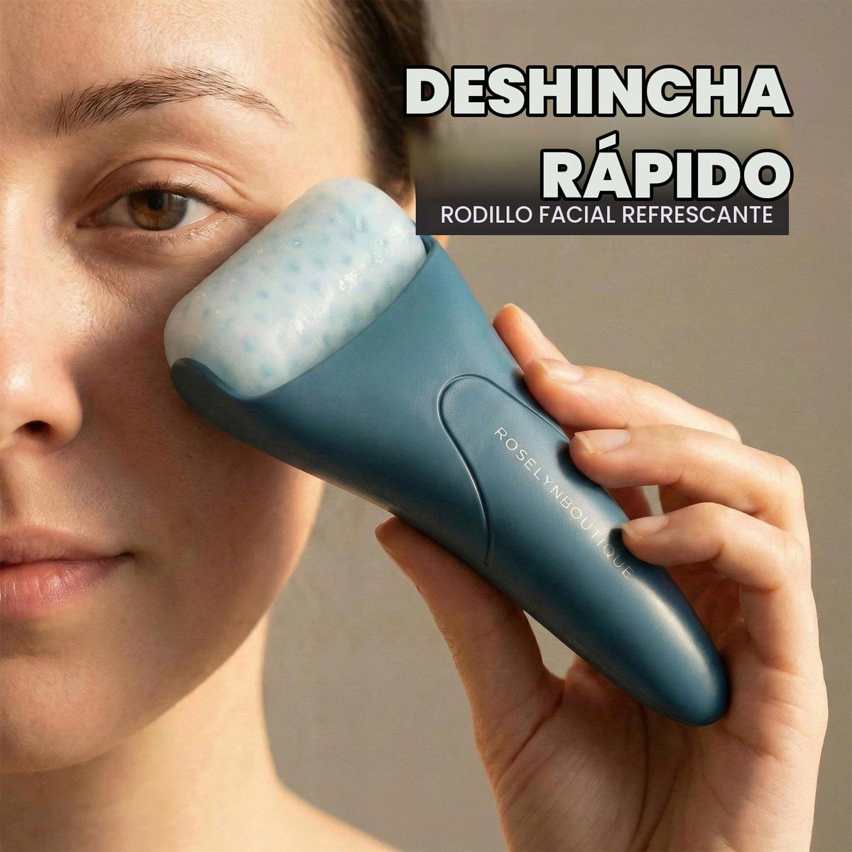 ROSELYNBOUTIQUE Rodillo de hielo para arrugas faciales, líneas fina...