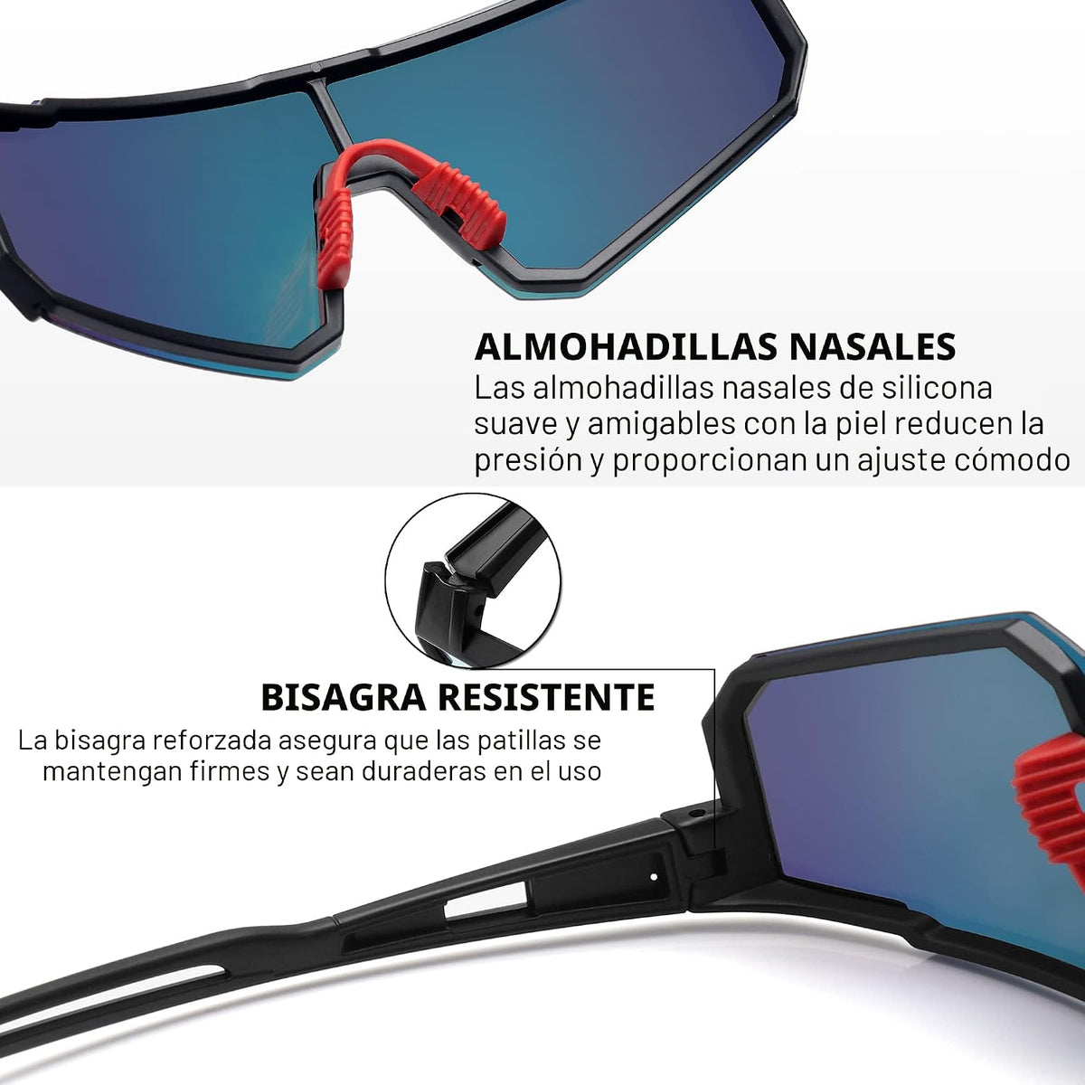 STORYCOAST Gafas de sol deportivas polarizadas para hombres y mujer...