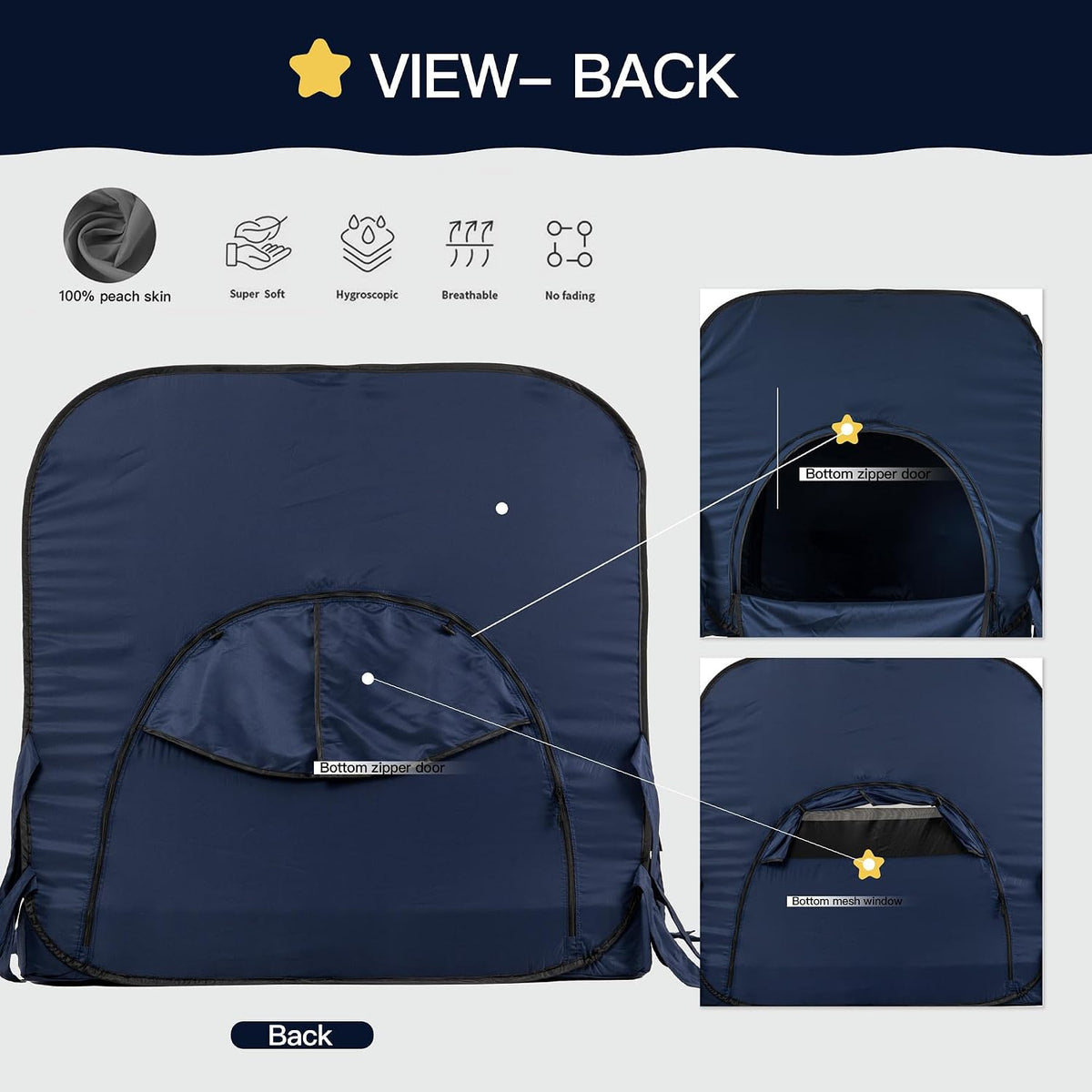 Poray - Tienda de campaña de privacidad para bebé, para cuna de dor...