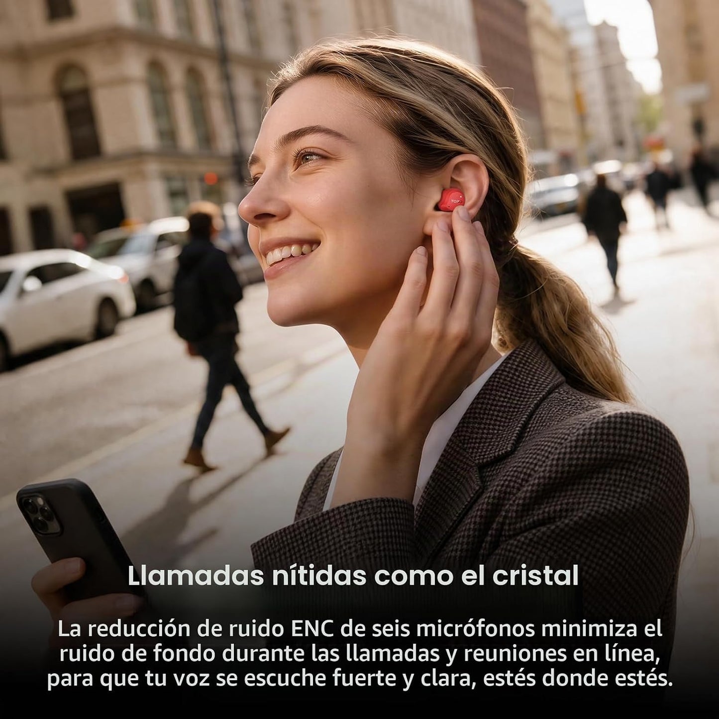 TOZO NC9 Auriculares inalámbricos híbridos con cancelación activa d...