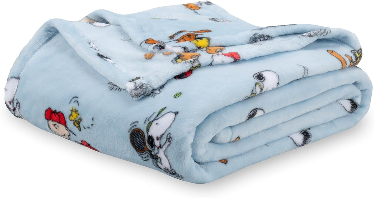 Berkshire Blanket Peanuts® VelvetLoft® - Manta de felpa de Snoopy c...
