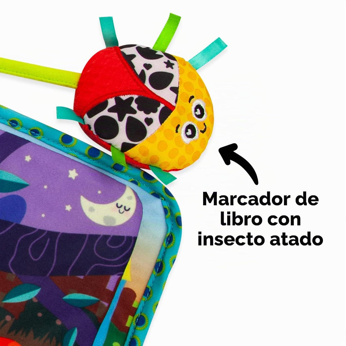 Lamaze Libro suave para bebés Bitty Bug | Libro de bebé de alto con...