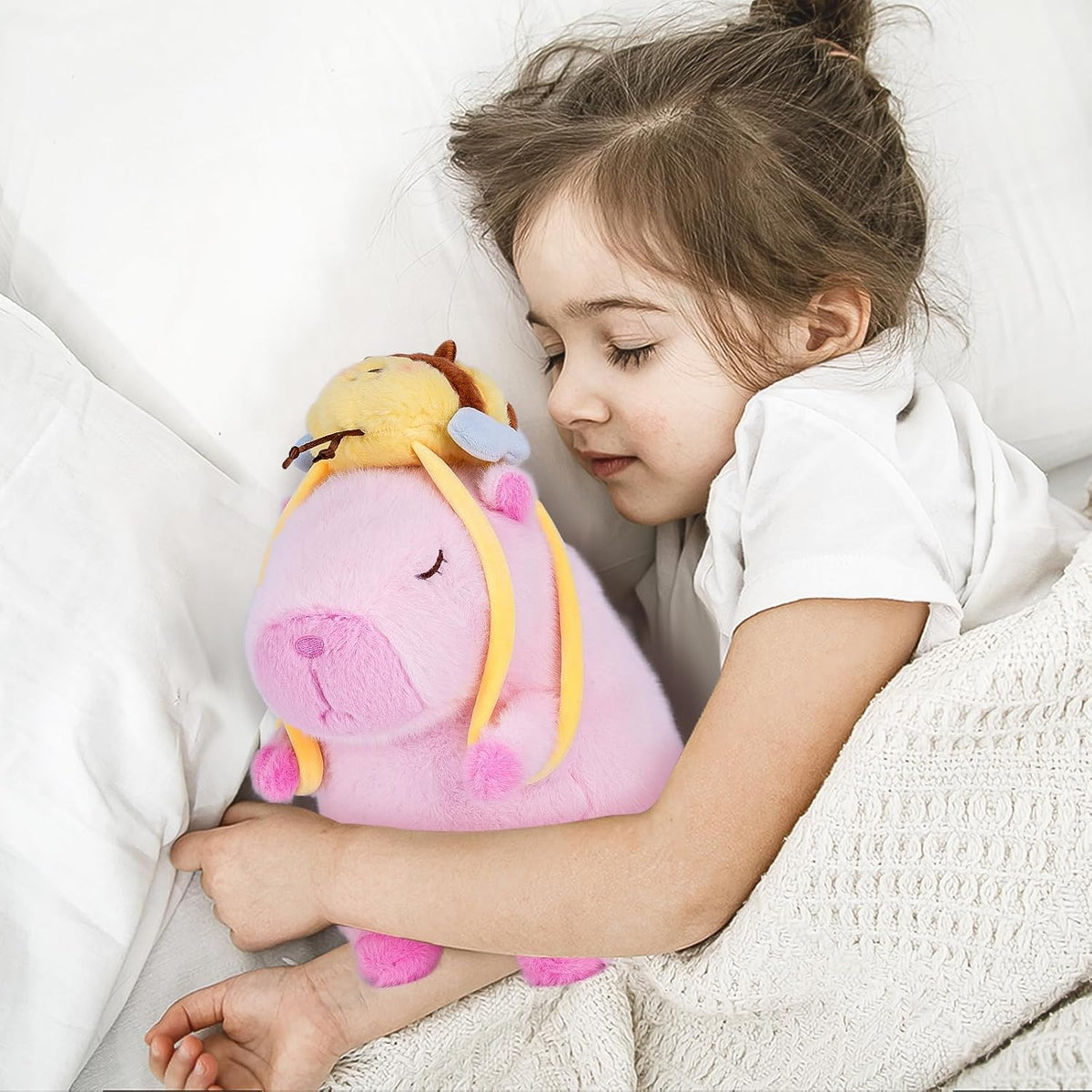 CHDBLOCK - Peluche estilo kawaii de capibara de 9 pulgadas, con moc...