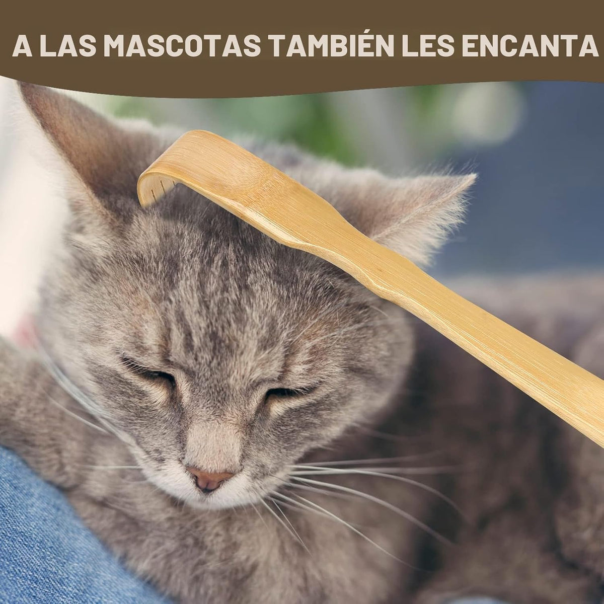 YIMICOO Rascador de espalda de bambú de madera, rascador de espalda...