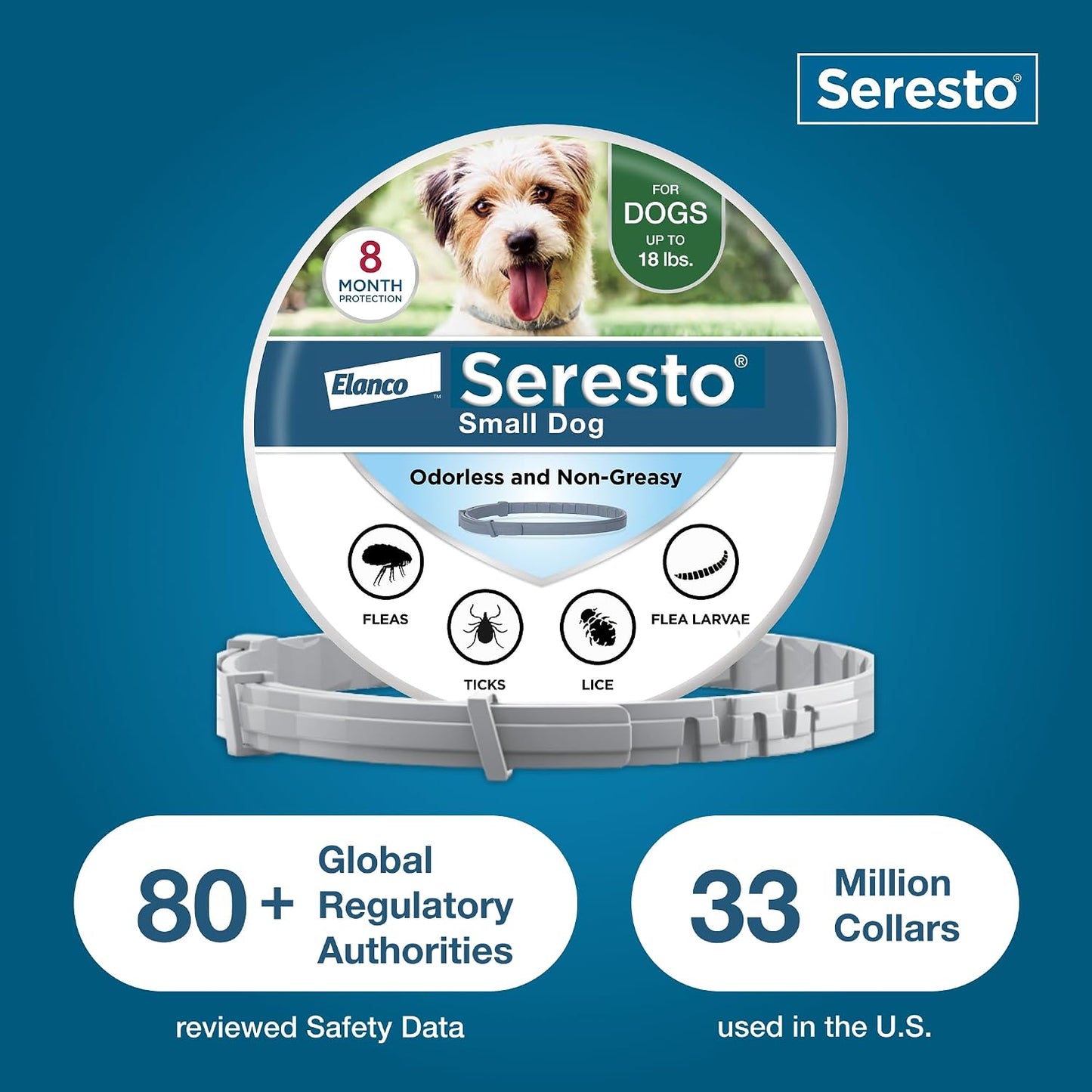 Seresto Collar de Tratamiento y Prevención de Pulgas y Garrapatas R...