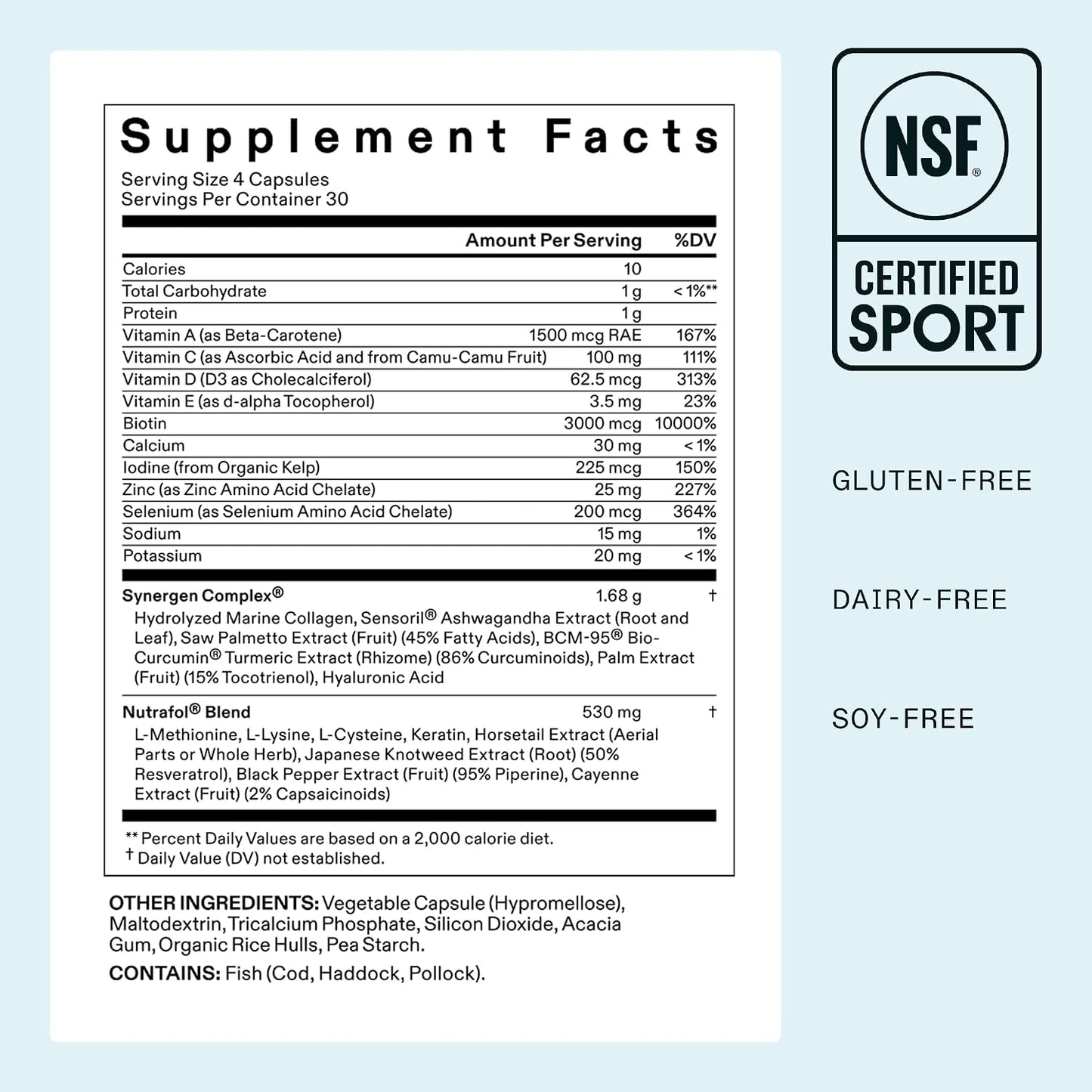 Nutrafol - Suplementos de crecimiento del cabello para mujeres de 1...