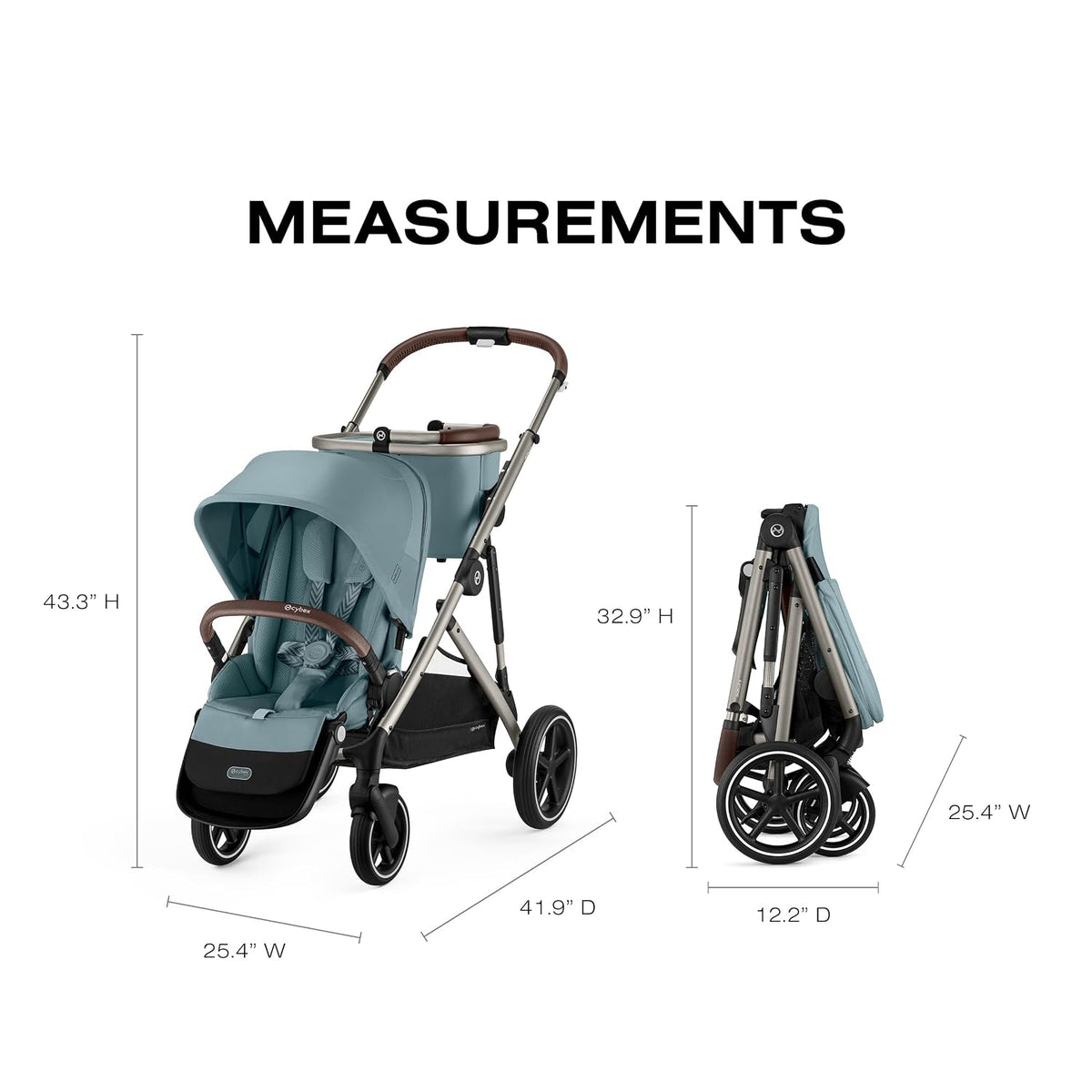Cybex Gazelle S - Cochecito modular doble para bebés y niños pequeñ...