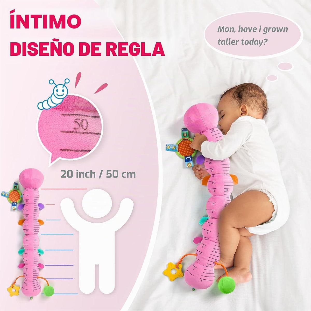 Sumobaby Juguetes para bebés de 0-6 y 6-12 meses, juguete de peluch...