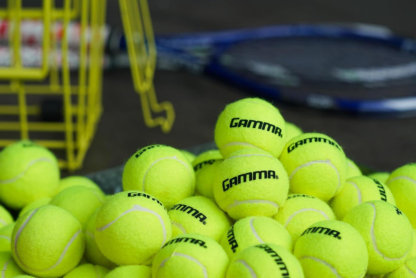 Gamma Sports Caja de pelotas de tenis sin presión - Ideal para prac...