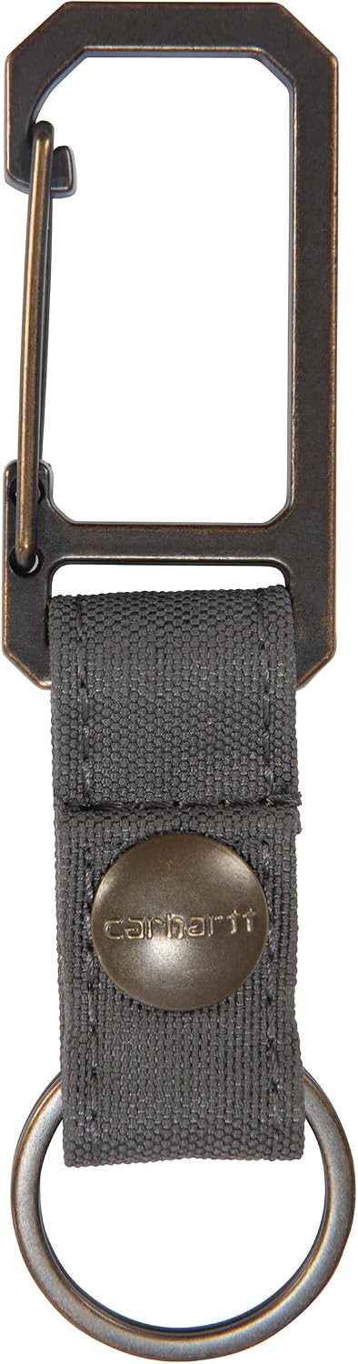 Carhartt Llavero de metal duradero unisex para adultos, soporte par...