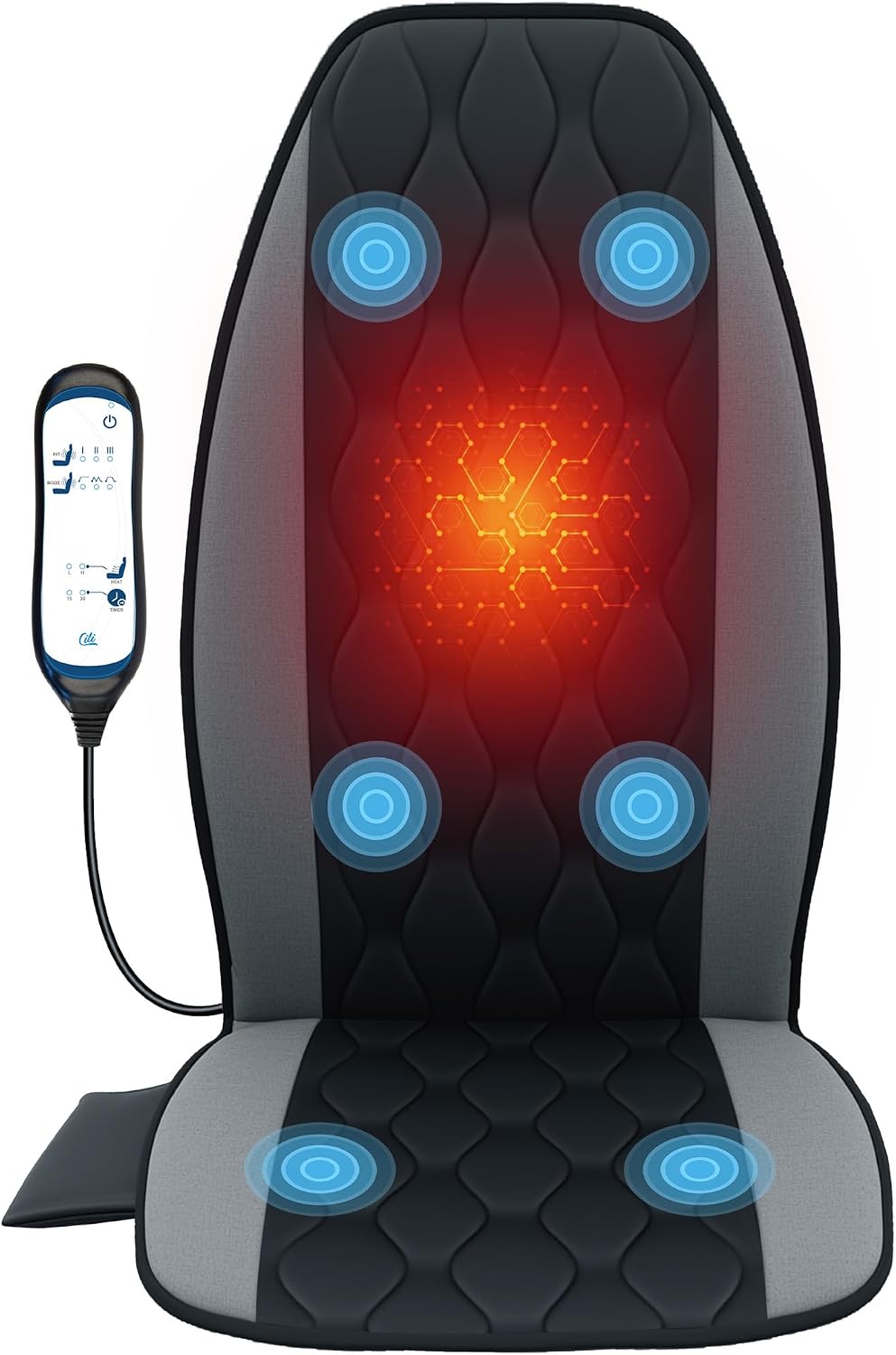 CILI Almohadilla para silla de masaje por vibración, masajeador de...