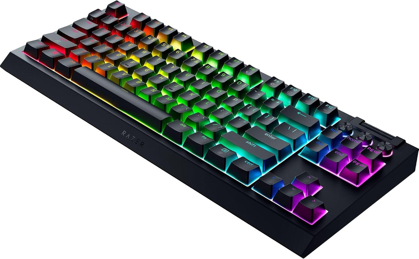 Razer Teclado inalámbrico BlackWidow V4 TKL para juegos, interrupto...