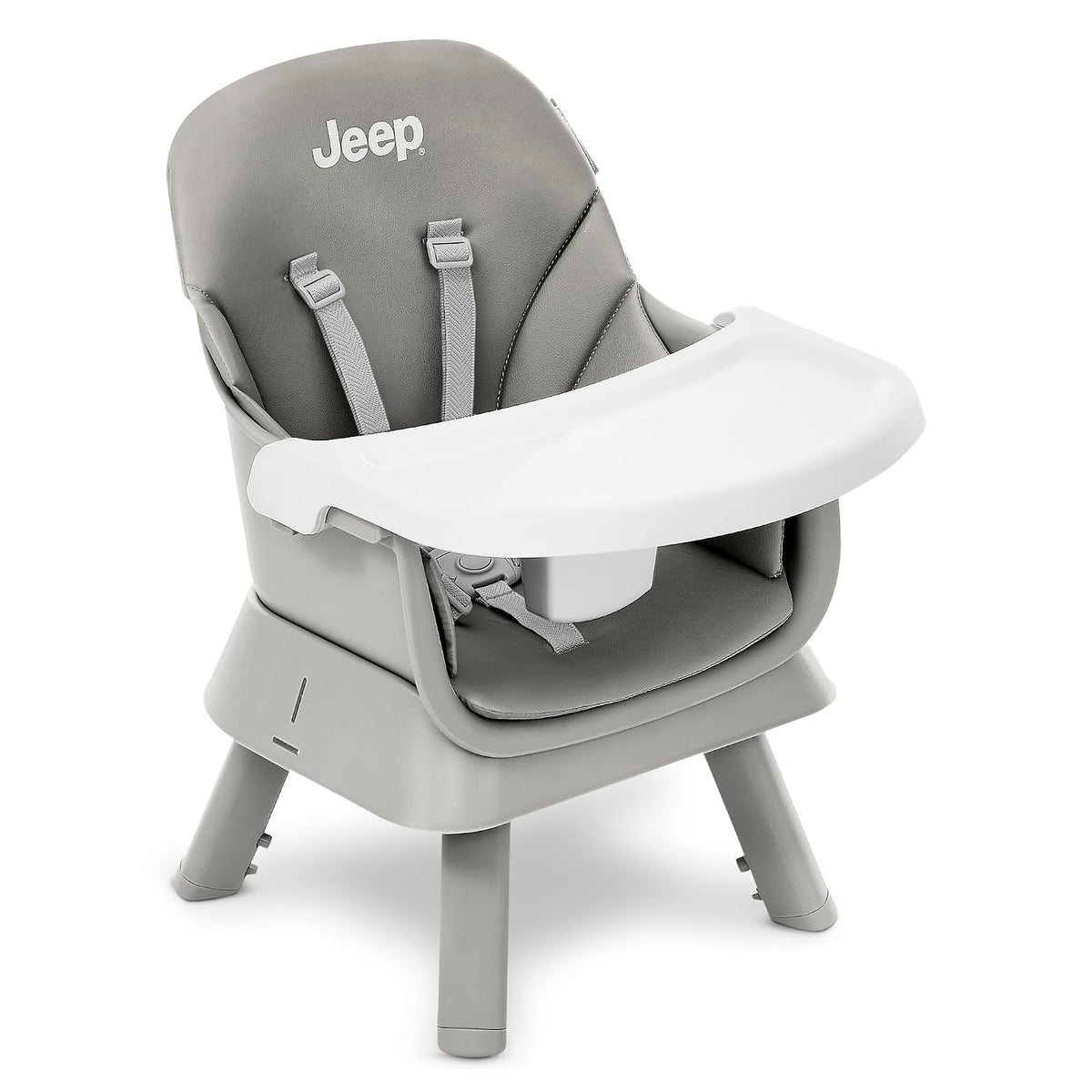 Trona convertible 6 en 1 Jeep Milestone de Delta Children, gris cla...