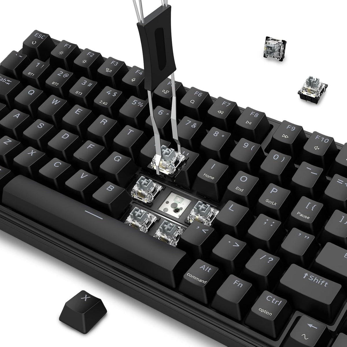 Redragon Combo de teclado y mouse para juegos S162 de 3 modos Wilre...
