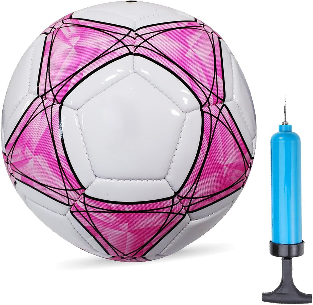 AYANICA Balón de fútbol tamaño 3,4,5 PU suave para práctica de entr...