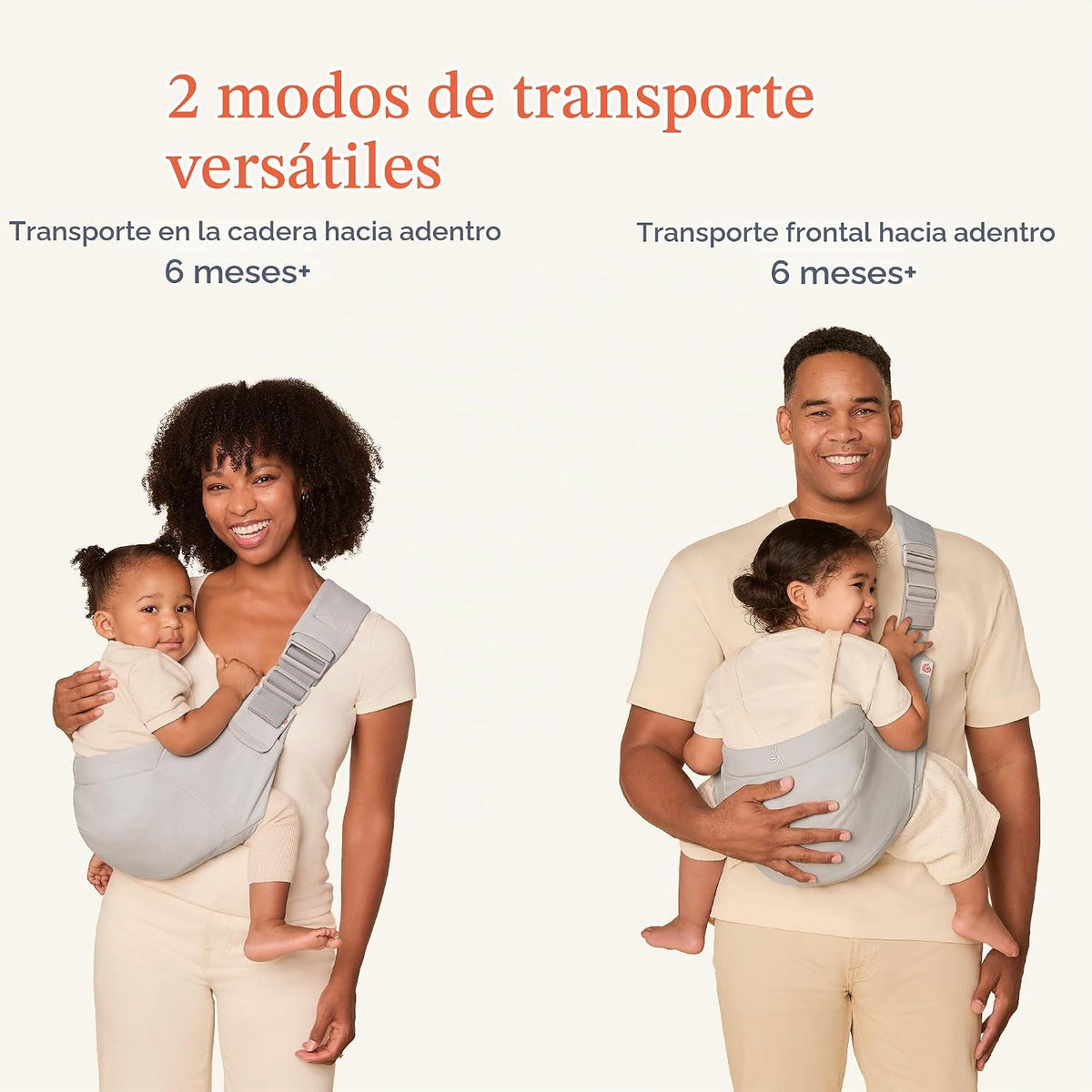 Ergobaby Upsie Hip Sling \u2013 Portabebés Gris Perla \u2013 Portab...