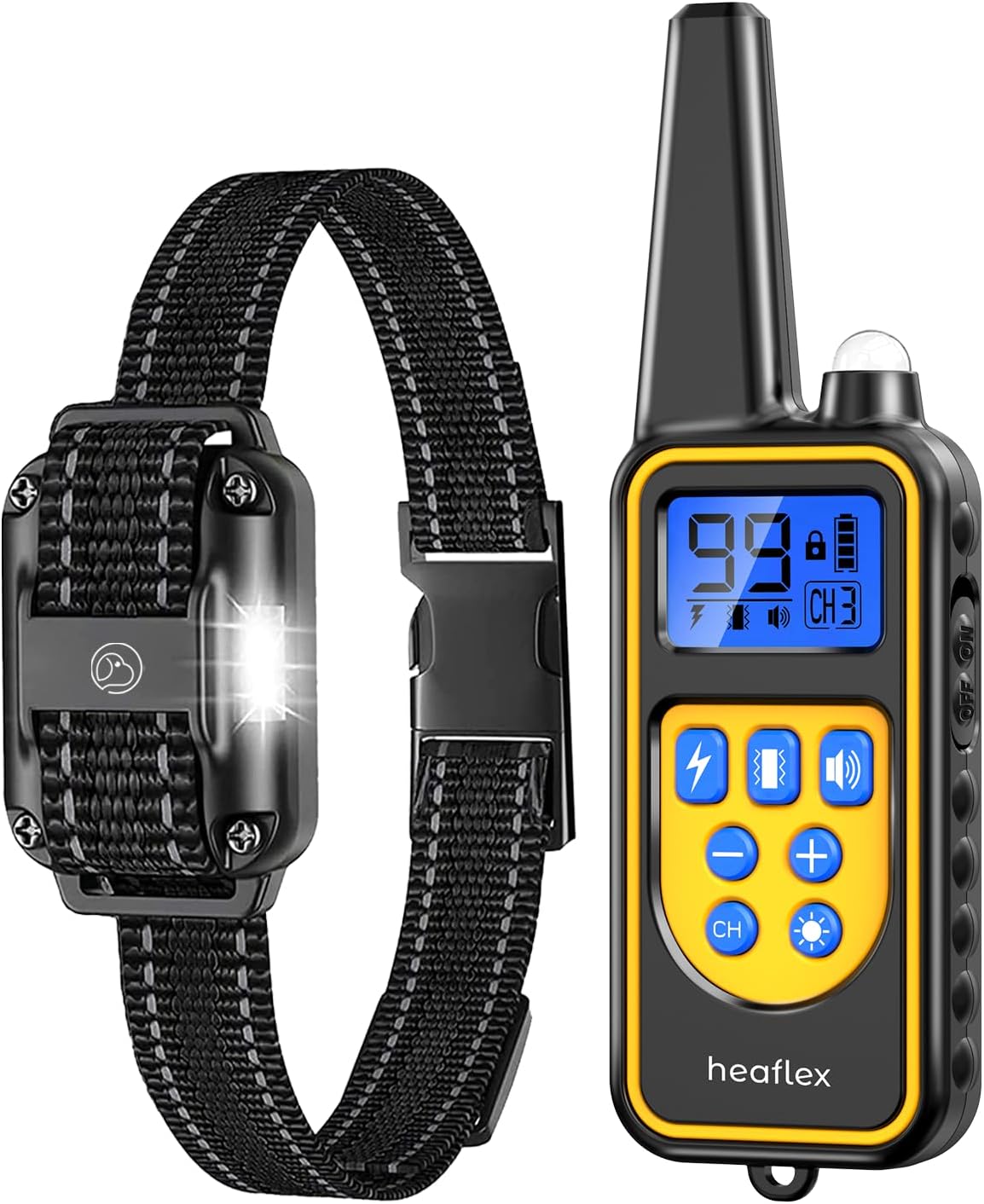 Heaflex Collar eléctrico de entrenamiento para perros con control r...