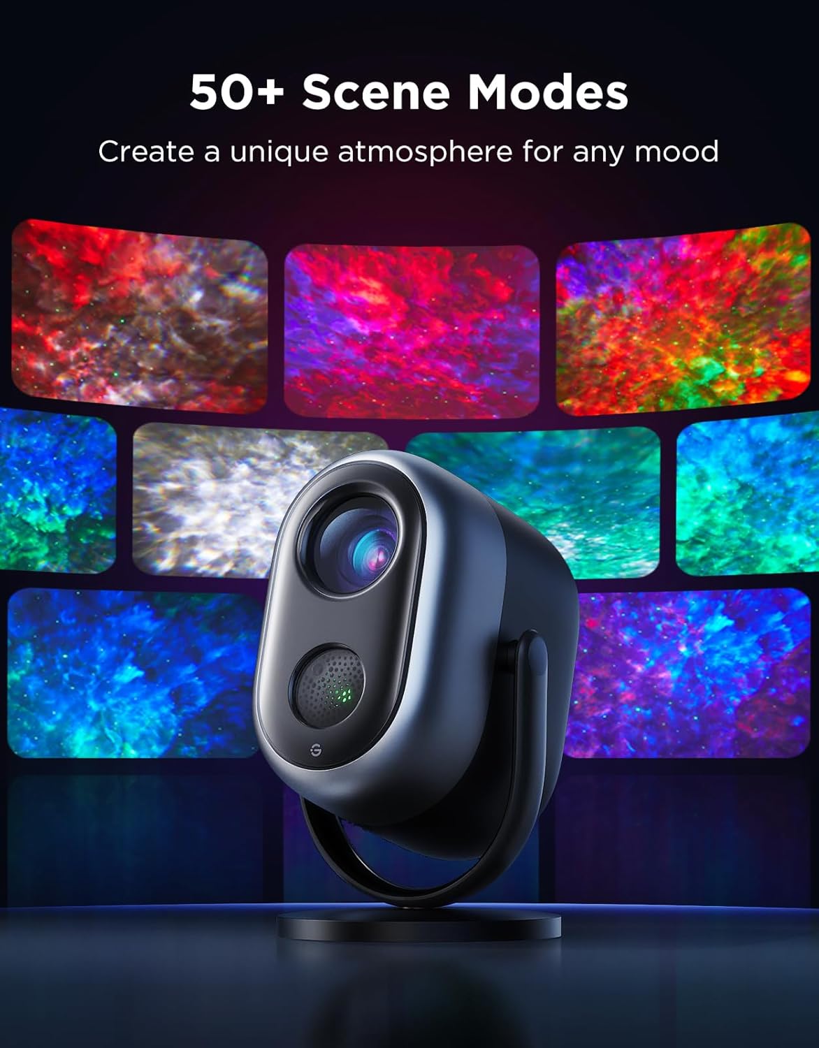 Govee Luces de proyector de estrellas, efecto nebulosa colorida de...