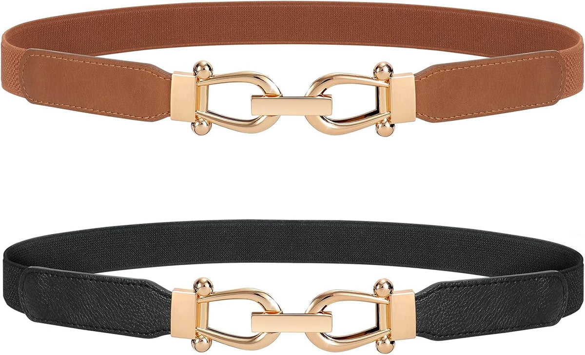 JASGOOD Cinturón de cintura elástico para mujer, cinturón retro elá...