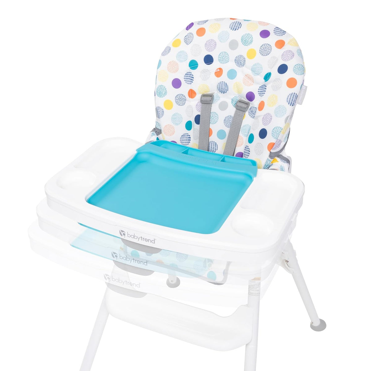 Silla Alta Adapt Plus 6-en-1 de Limpieza Fácil Baby Trend para Bebé...