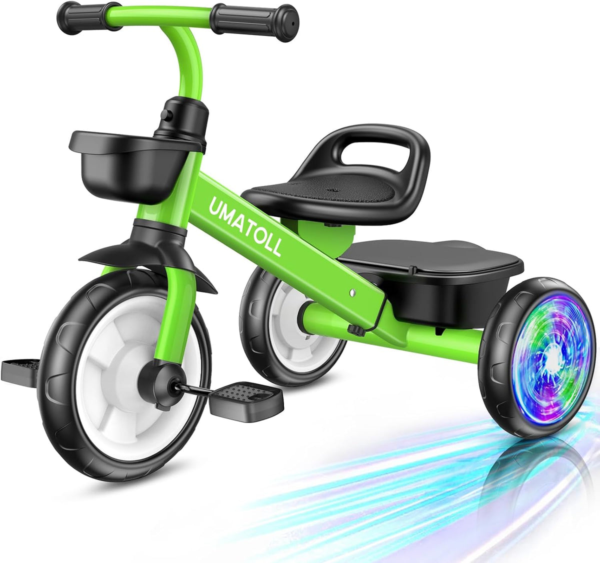 Umatoll Triciclo para niños pequeños de 2 a 5 años, Bicicleta ajust...