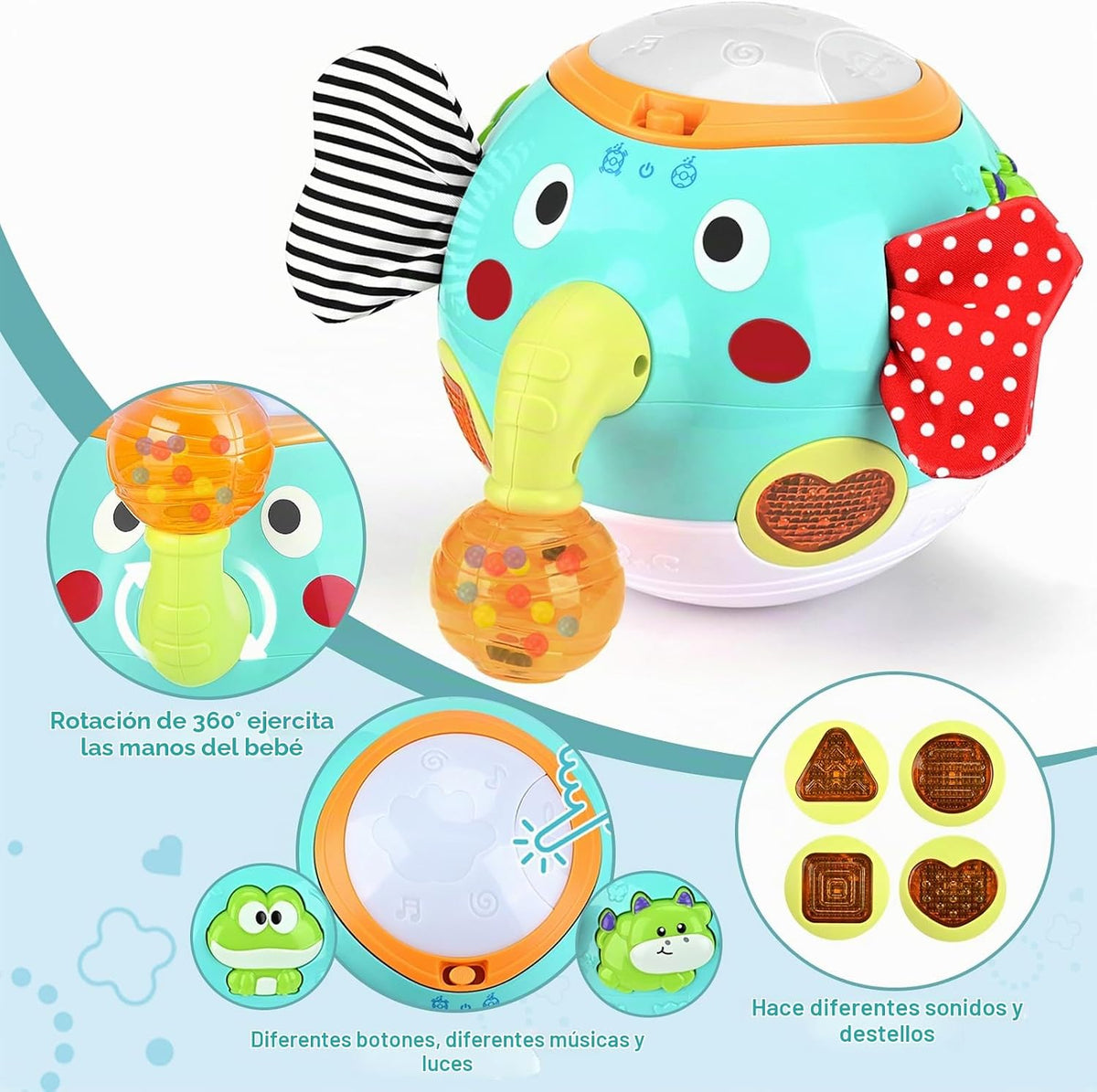 Juguetes para gatear \u2013 Juguetes para bebés de 6 a 12 meses, ju...