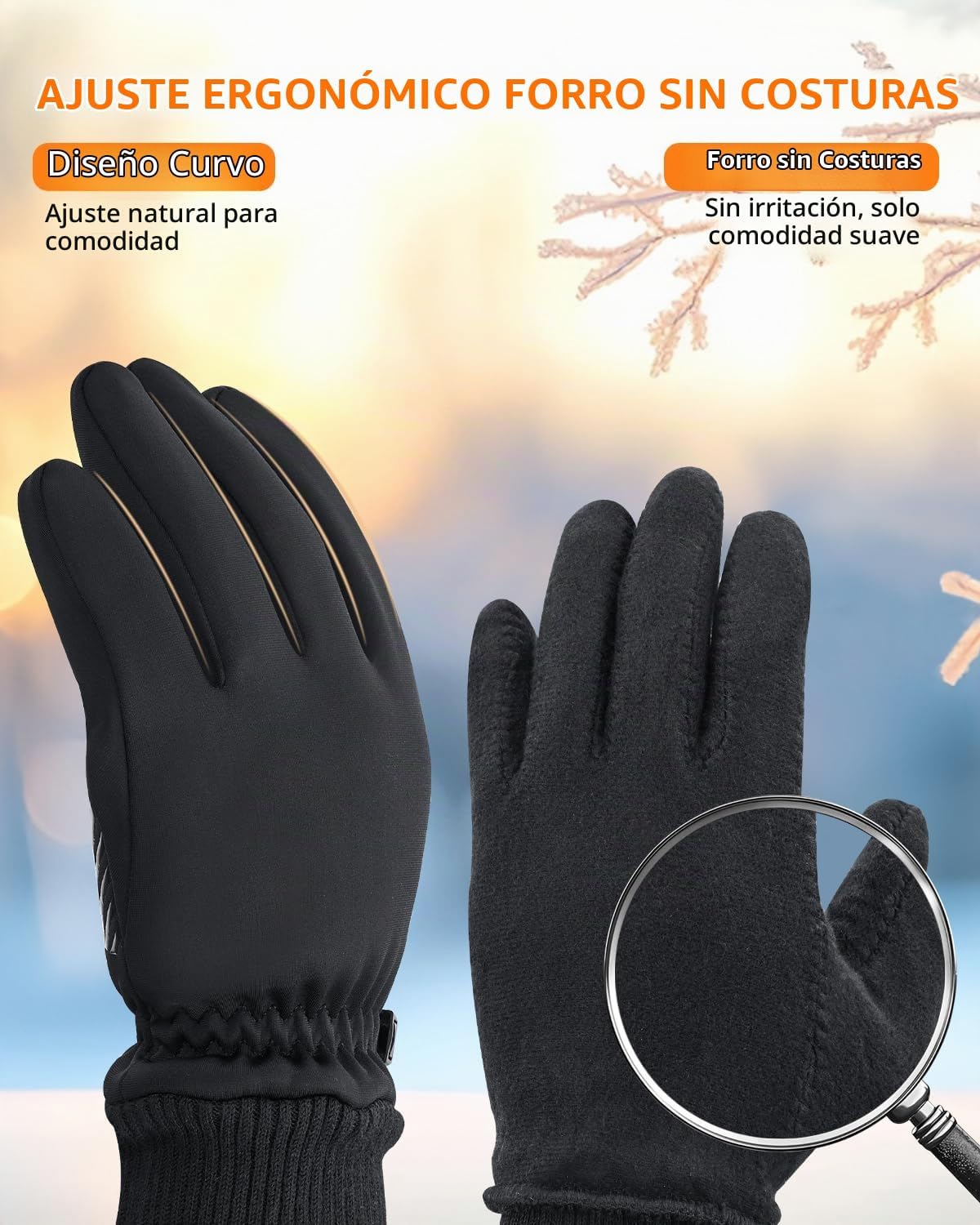 FEWTUR Guantes de invierno para hombres y mujeres en clima frío - G...