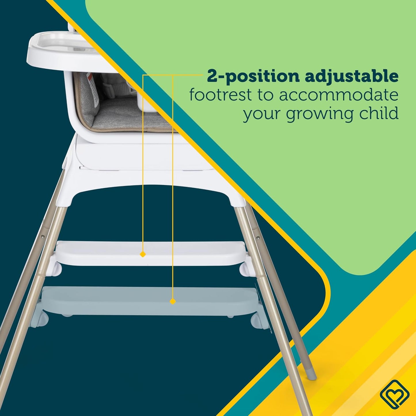 Safety 1st Grow and Go Essential Silla alta giratoria, color gris f...