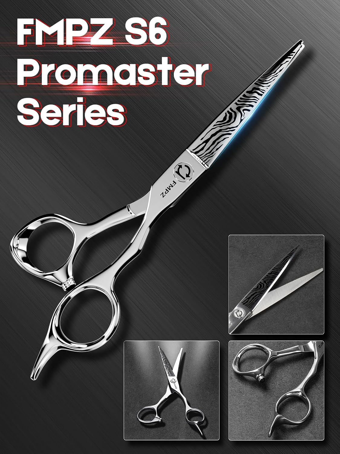 Tijeras de corte de cabello profesionales, tijeras de peluquero de...