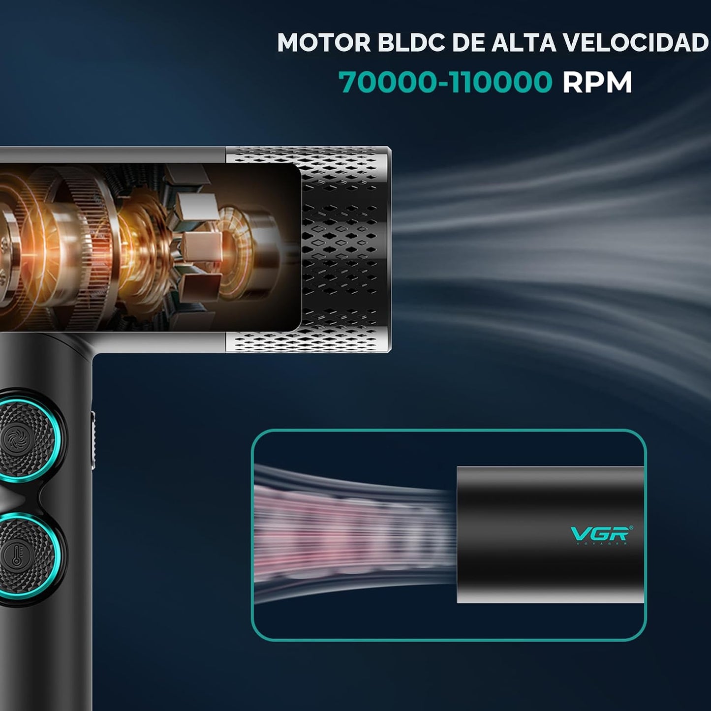 VGR Profesional Combo de Barbero 4 en 1 \u2013 Cortacabellos y Reco...