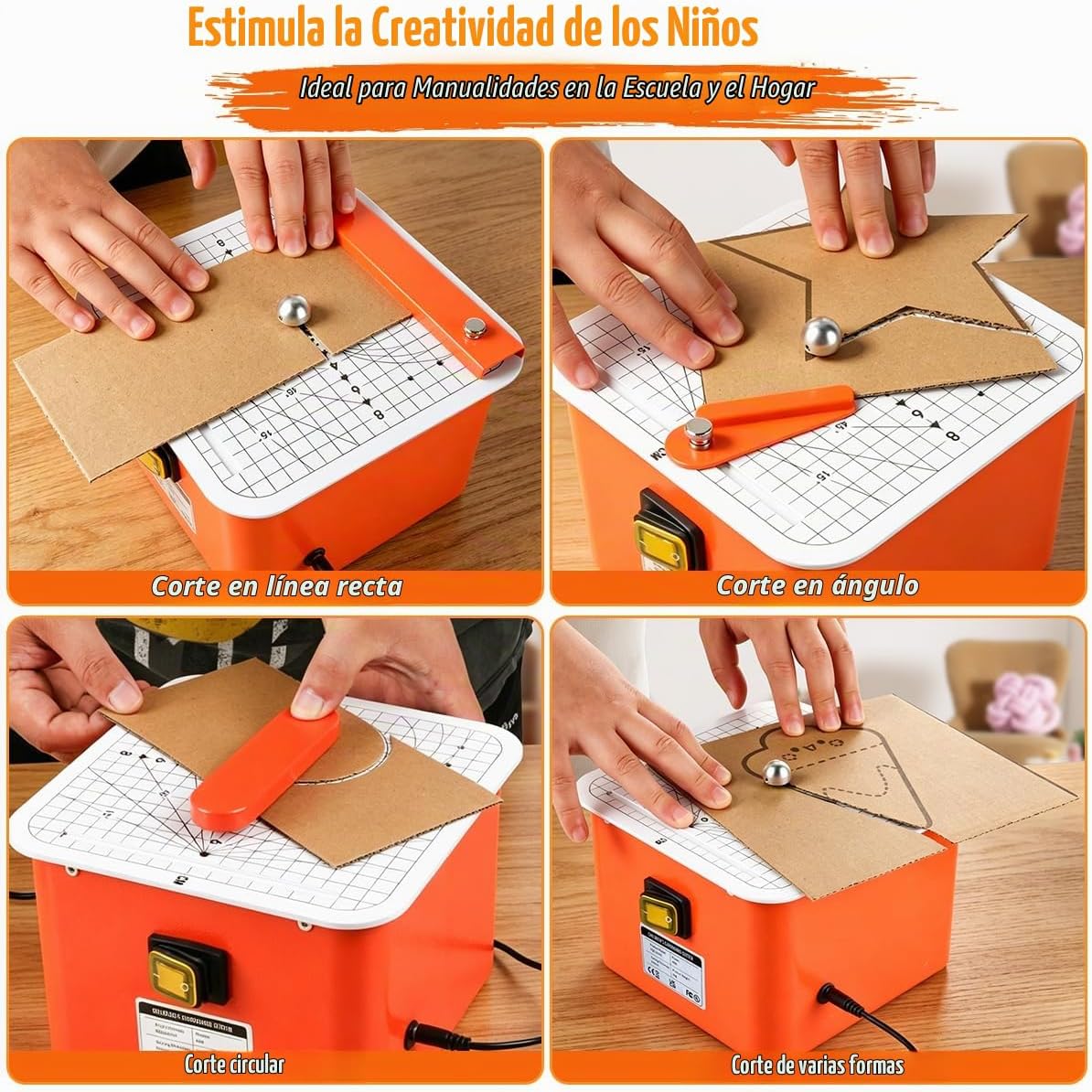 cropyoyo Cortador de cartón para niños, cuchillo de manualidades de...