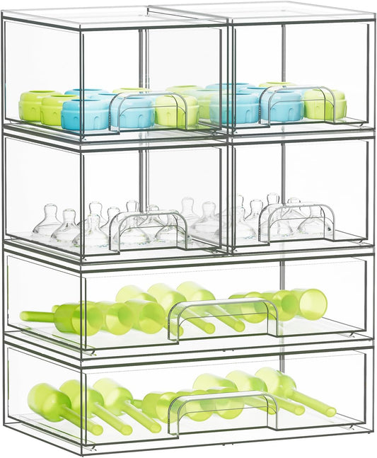 SpaceAid Organizador de almacenamiento de botellas para bebé, conte...