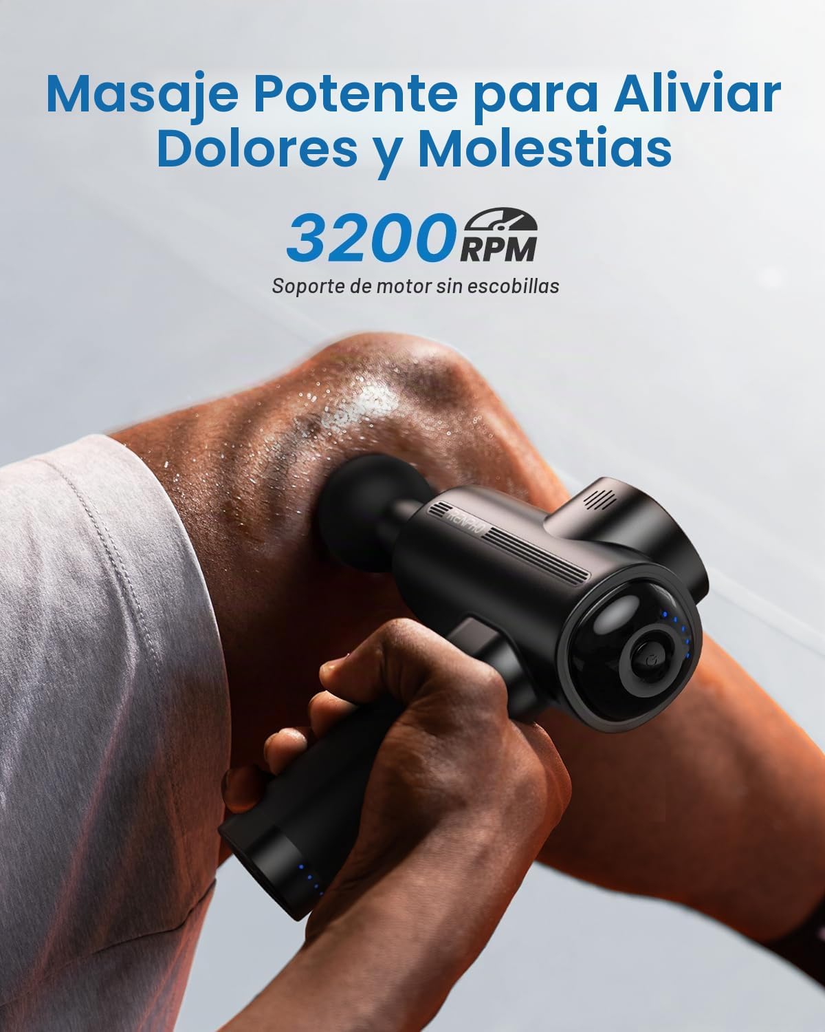 RENPHO Pistola de masaje activa tejido profundo, masajeador de cuel...