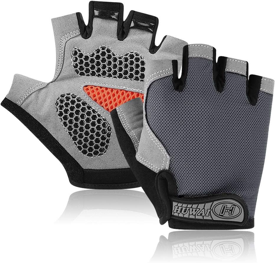 Accmor Guantes de ciclismo para hombres y mujeres, guantes de cicli...