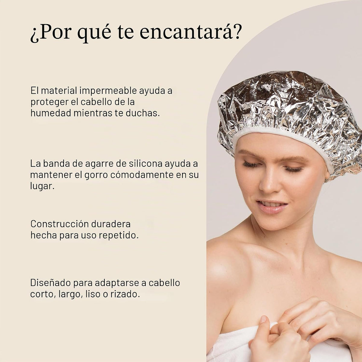 Kitsch Gorro Térmico de Papel de Aluminio para Acondicionamiento Pr...