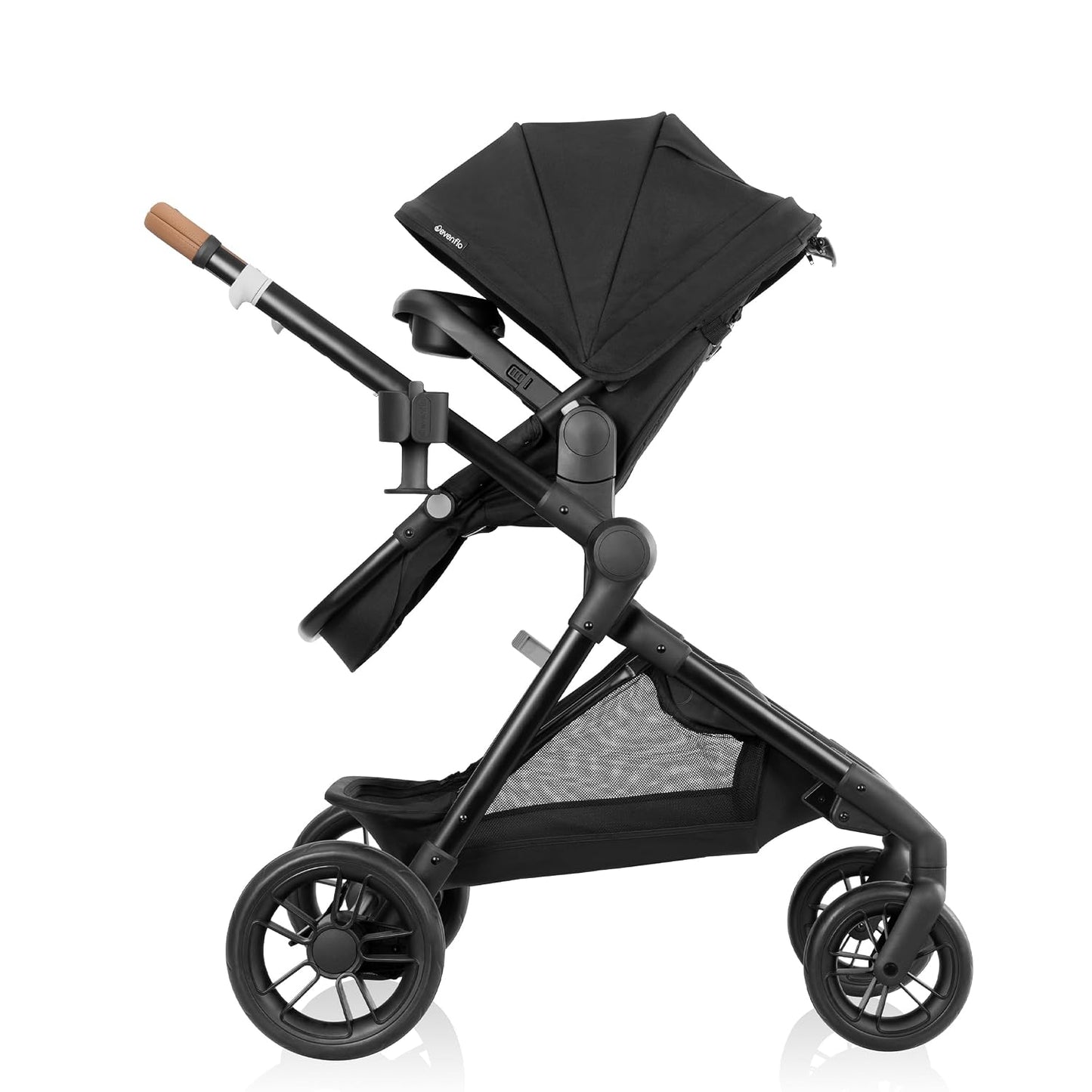 Evenflo Pivot Xpand NXT - Cochecito (negro carbón) | 8 modos de uso...