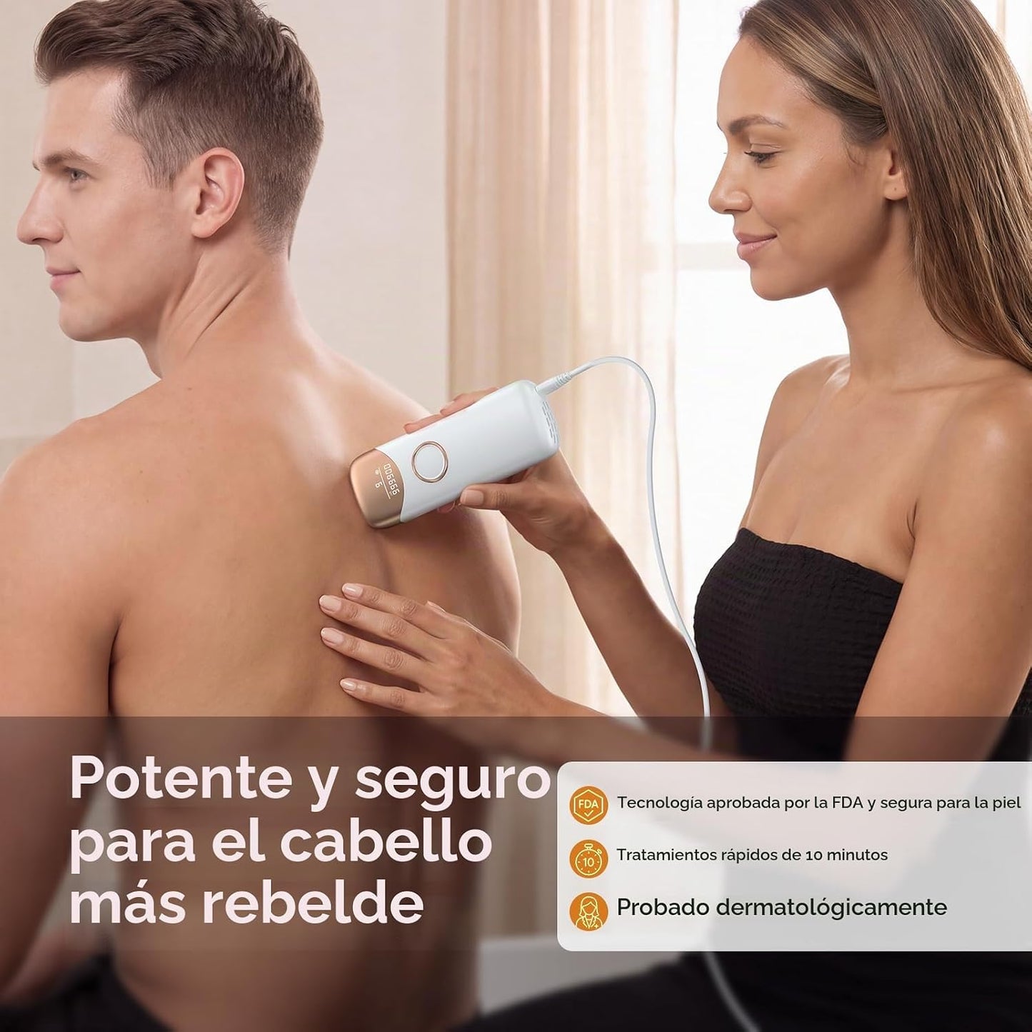 Ubroo Depilación láser para mujeres, 97.6% de reducción de vello en...