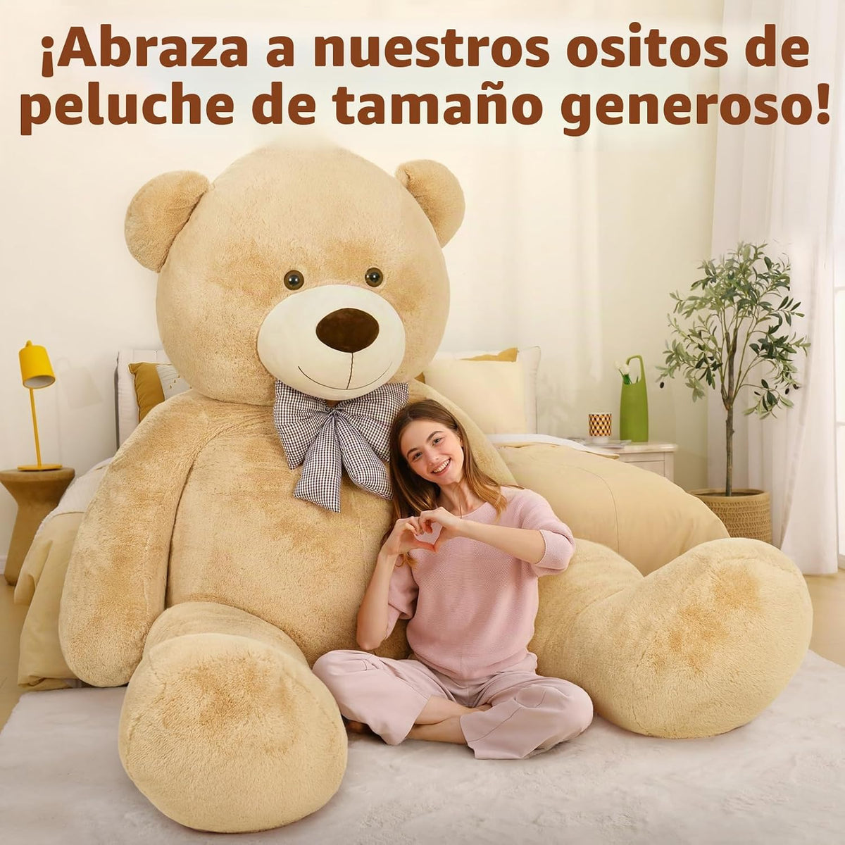 MaoGoLan Oso de peluche gigante de 10 pies, enorme oso de peluche d...
