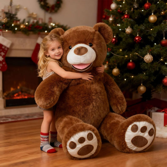 SRANWOW Oso de peluche gigante súper suave con detalles de pata (ma...