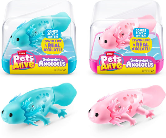 Pets Alive Robo Axolotl Nadando, juguete electrónico para mascotas...