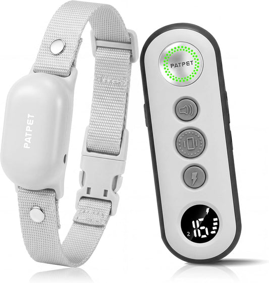 PATPET Collar de entrenamiento para perros con control remoto - Col...