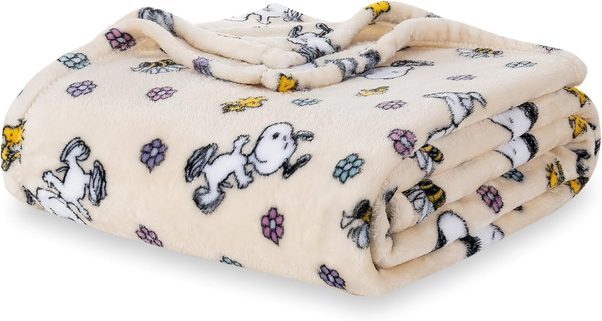 Berkshire Blanket Peanuts® VelvetLoft® - Manta de felpa de Snoopy c...