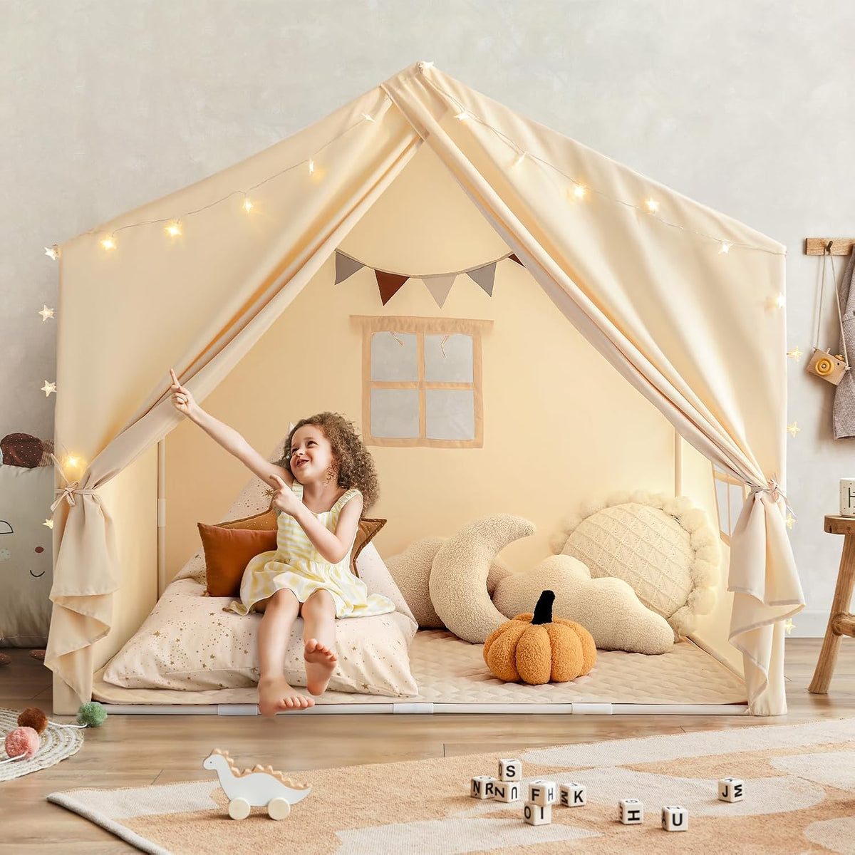 Razee - Tienda de campaña para niños con alfombrilla acolchada, tie...